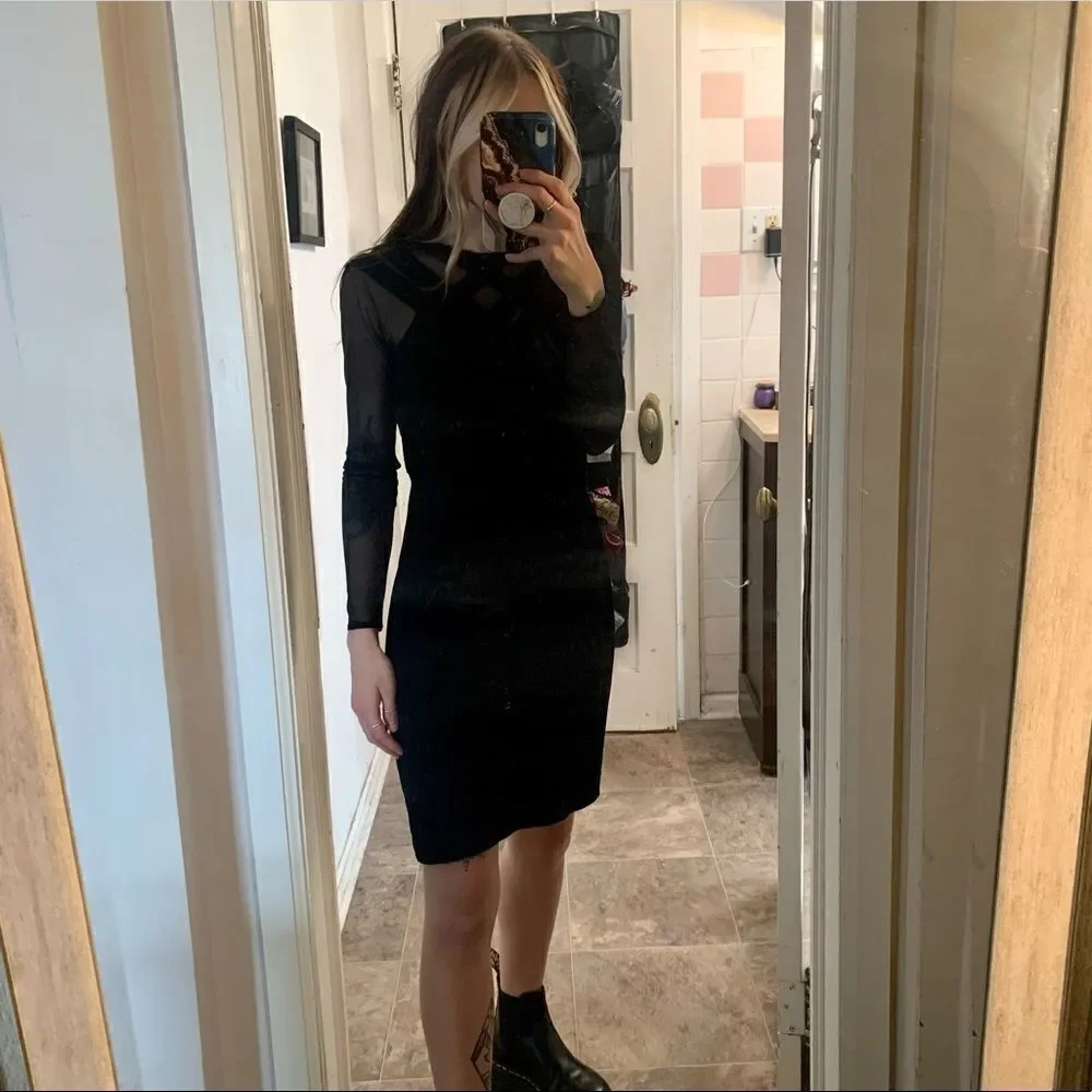 Tadashi Black Vintage Cocktail Dress - Picture 7 of 7